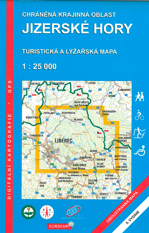 Jizerské hory Jizerské hory 1:25 000, rosy