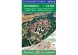 Hradecko 1 : 25 000, turistická mapa Geodézie On Line