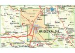 přehledka Hradecko 1 : 25 000, turistická mapa Geodézie On Line